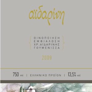 Aidarini Merlot Xinomavro backlabel