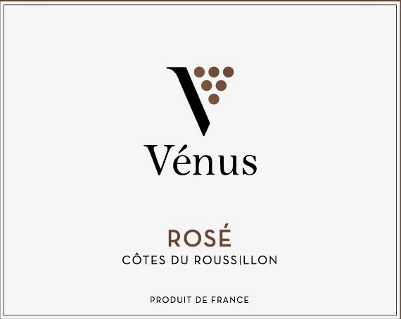Label of Domaine de Venus Rosé